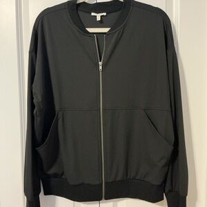 Maurice’s Black Zip-Up Bomber style jacket M